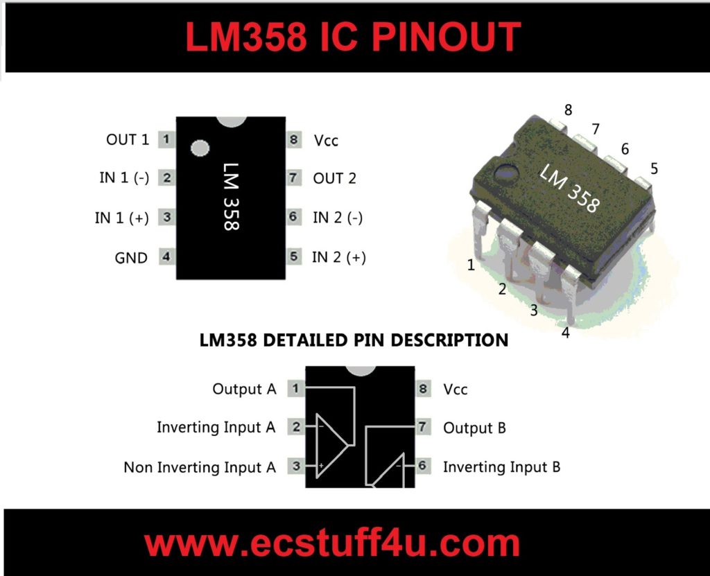 LM358 DataSheet. Как работать с ОУ LM358: схемы включения и ...